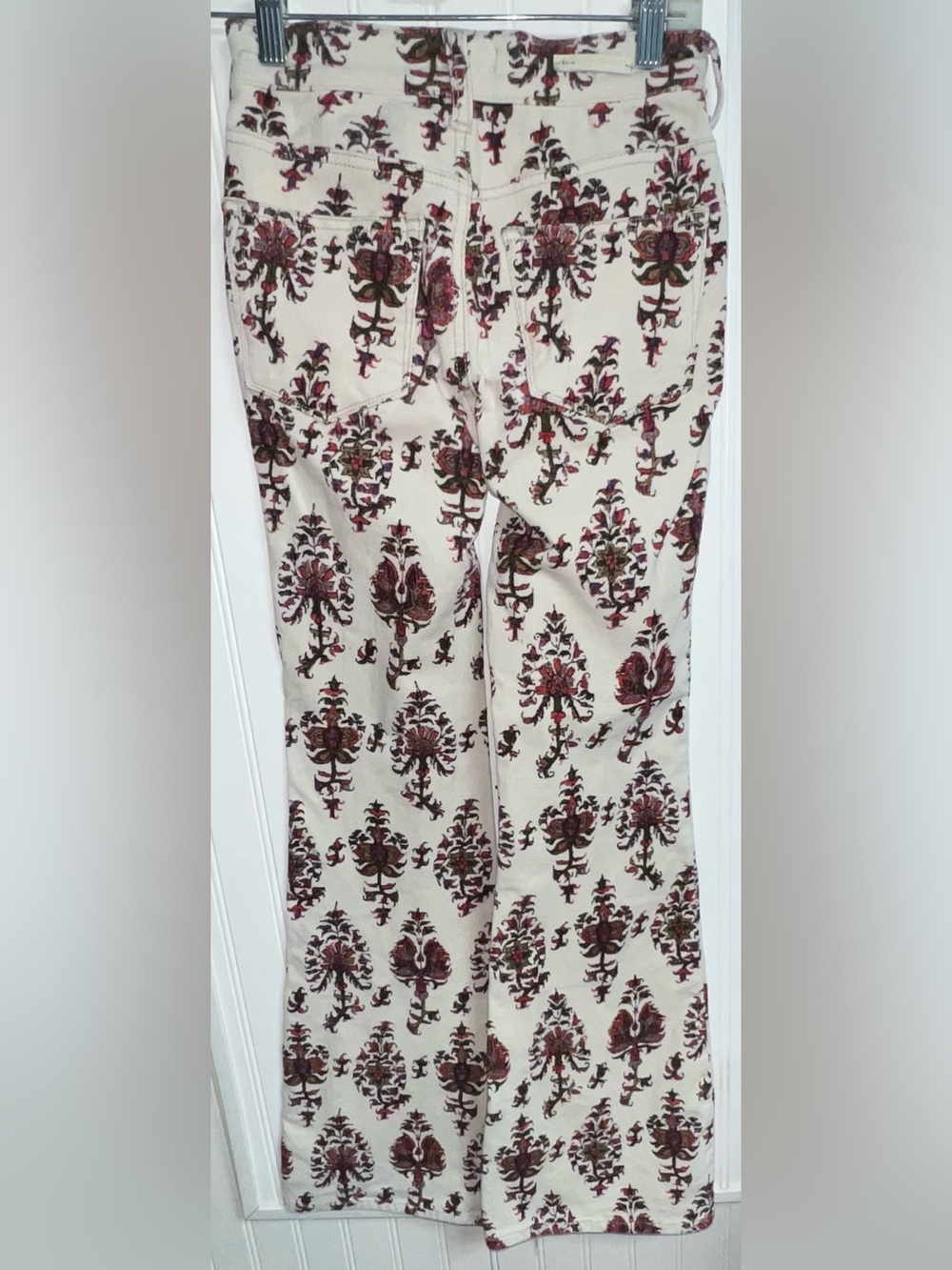 Anthropologie Pilcro And The Letterpress Floral Corduroy High Rise Bootcut Pants - Picture 3 of 7